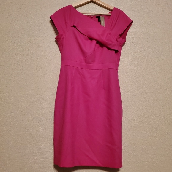 j crew pink dress